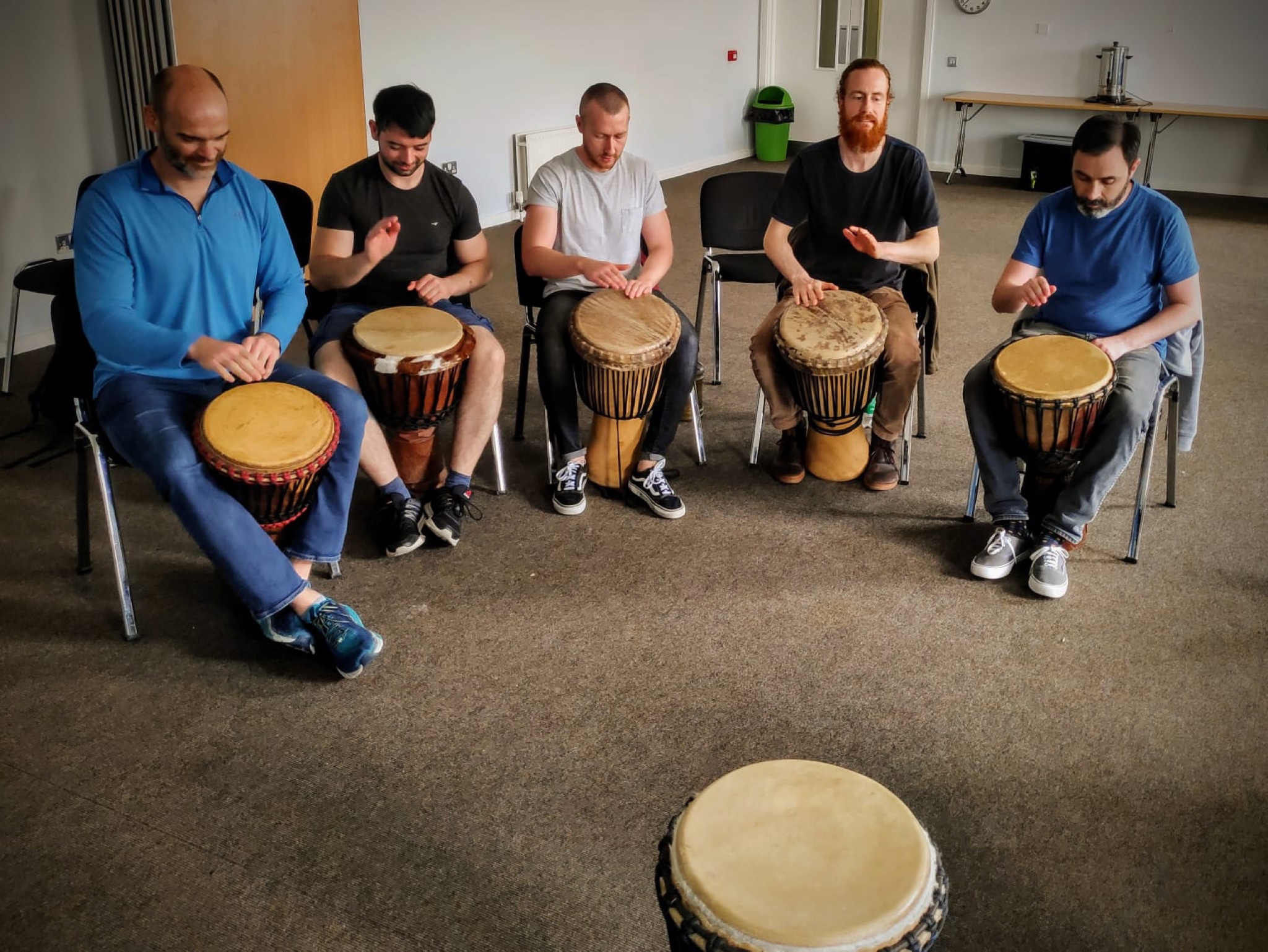 The Team that Drums Together Stays Together! Gheel Autism Services